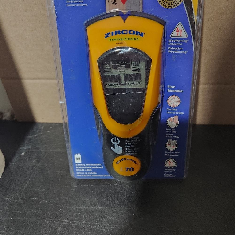 Zircon Center Finding Stud Sensor L70
